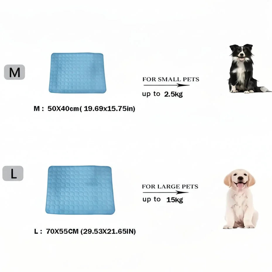 FROSTYPAW – Pressure-Activated Cooling Mat for Dogs and Cats Vestragear