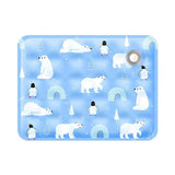 Azul claro con oso