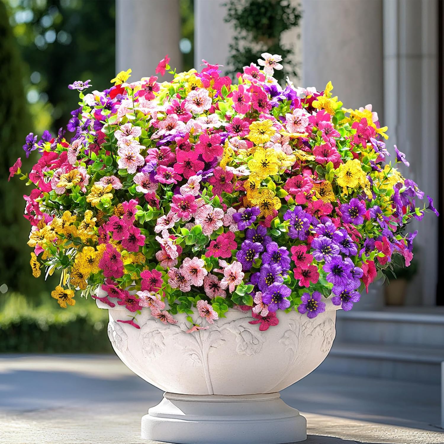 Kunstbloemen UV-Bestendig Gekleurd Binnenbuiten 120-480 Stuks Kleurvastheid | Sansoti 0