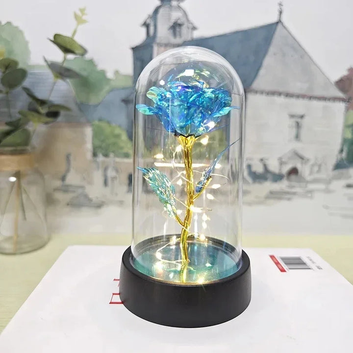 Lumirose LED Roos – Kunstmatige Rozenbloem met Verlichting, Romantisch Cadeau voor Valentijn, Bruiloft &amp; Decoratie