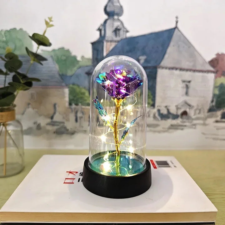 Lumirose LED Roos – Kunstmatige Rozenbloem met Verlichting, Romantisch Cadeau voor Valentijn, Bruiloft &amp; Decoratie