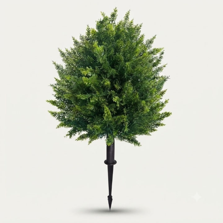 Kunstmatige cederplant – 45 cm hoge kunstboom voor tuin, terras en entree 5