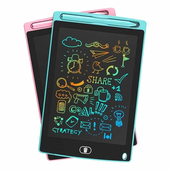 Scriblio – tableta de escritura LCD 8.5 pulgadas reutilizable – niños y en movimiento