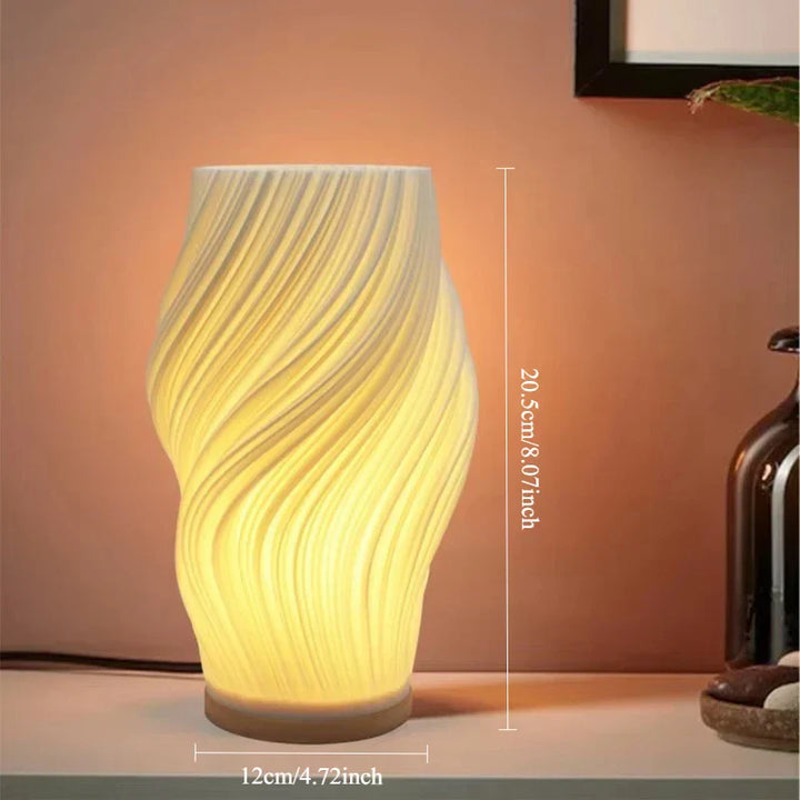 LumiDesk LED Lámpara de escritorio – Lámpara de mesa moderna con atenuador táctil, puerto USB y 3 colores de luz