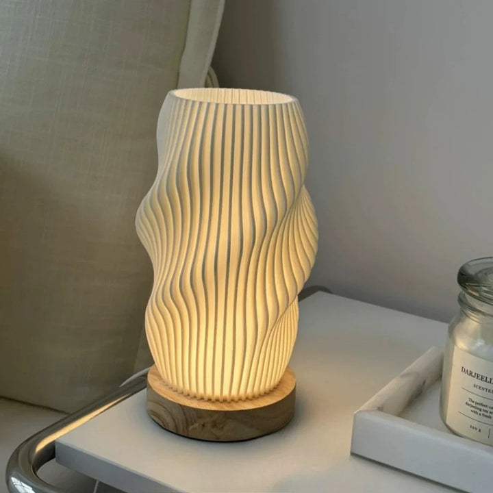 LumiDesk LED Lámpara de escritorio – Lámpara de mesa moderna con atenuador táctil, puerto USB y 3 colores de luz