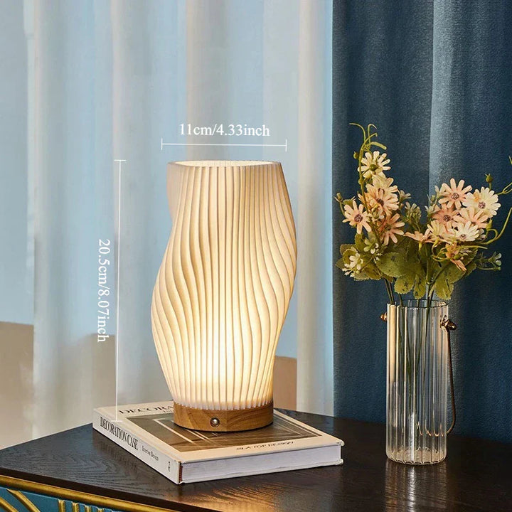 LumiDesk LED Lámpara de escritorio – Lámpara de mesa moderna con atenuador táctil, puerto USB y 3 colores de luz