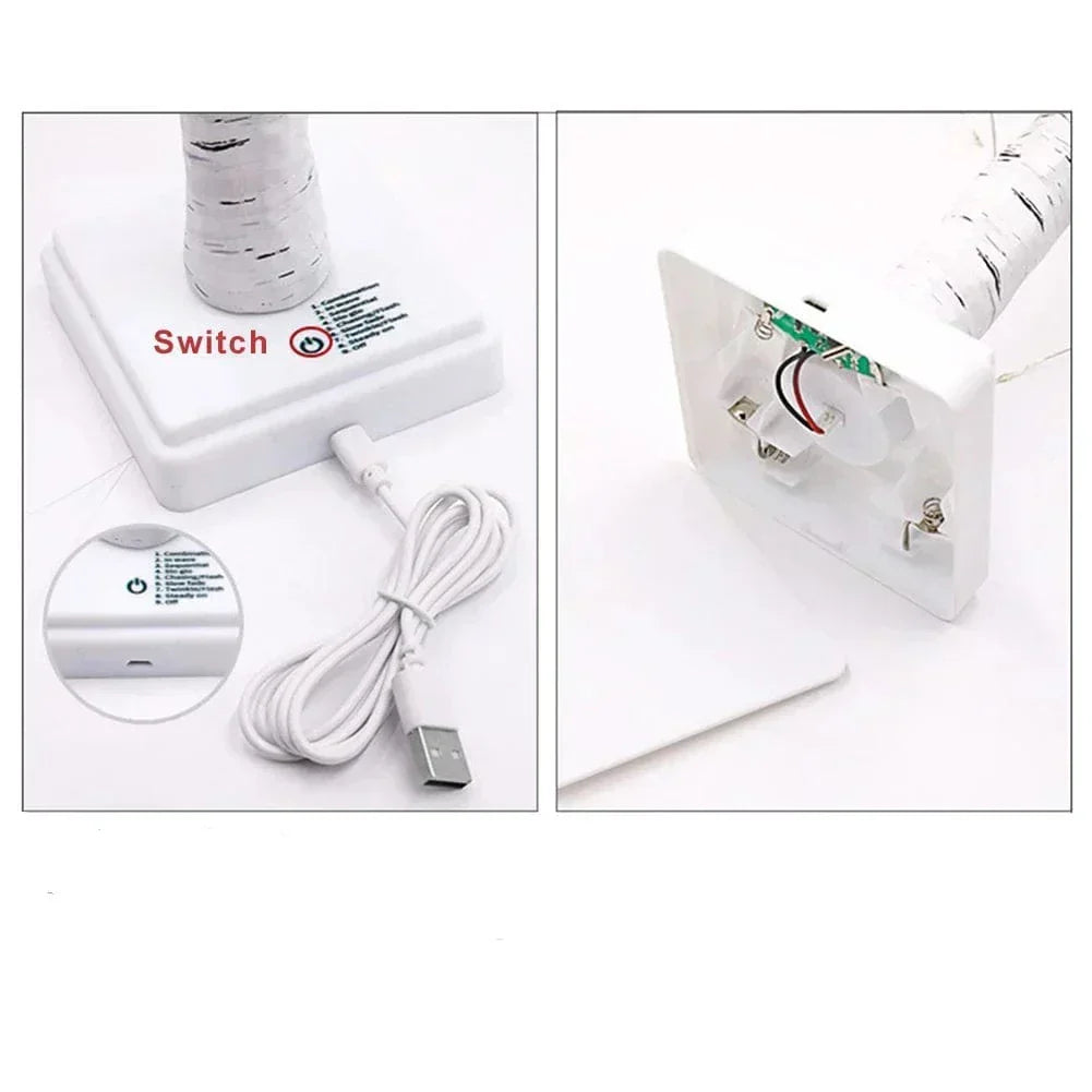 WillowGlow Lichtboom – Lámpara decorativa de sauce llorón con luz blanca cálida y ambiente natural