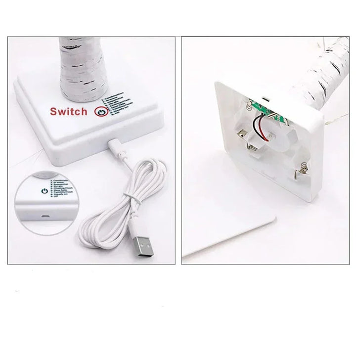 WillowGlow Lichtboom – Lámpara decorativa de sauce llorón con luz blanca cálida y ambiente natural