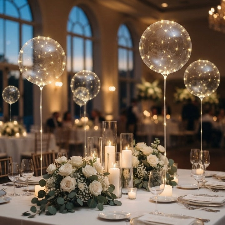 LED-ballonnen met lichtsnoer – Set van 10 voor bruiloften en feesten 1