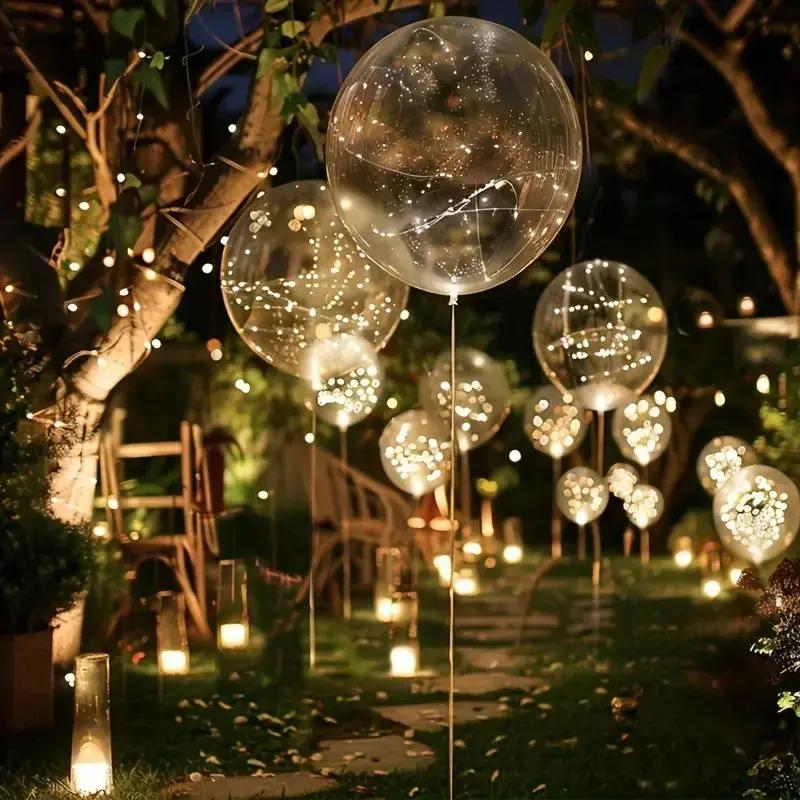 LED-ballonnen met lichtsnoer – Set van 10 voor bruiloften en feesten 3