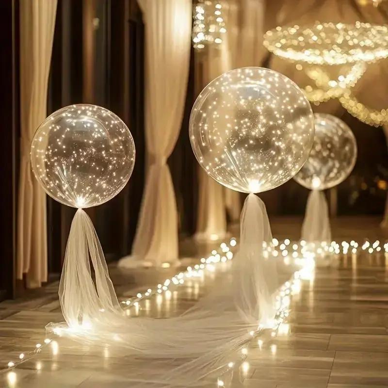 LED-ballonnen met lichtsnoer – Set van 10 voor bruiloften en feesten 5