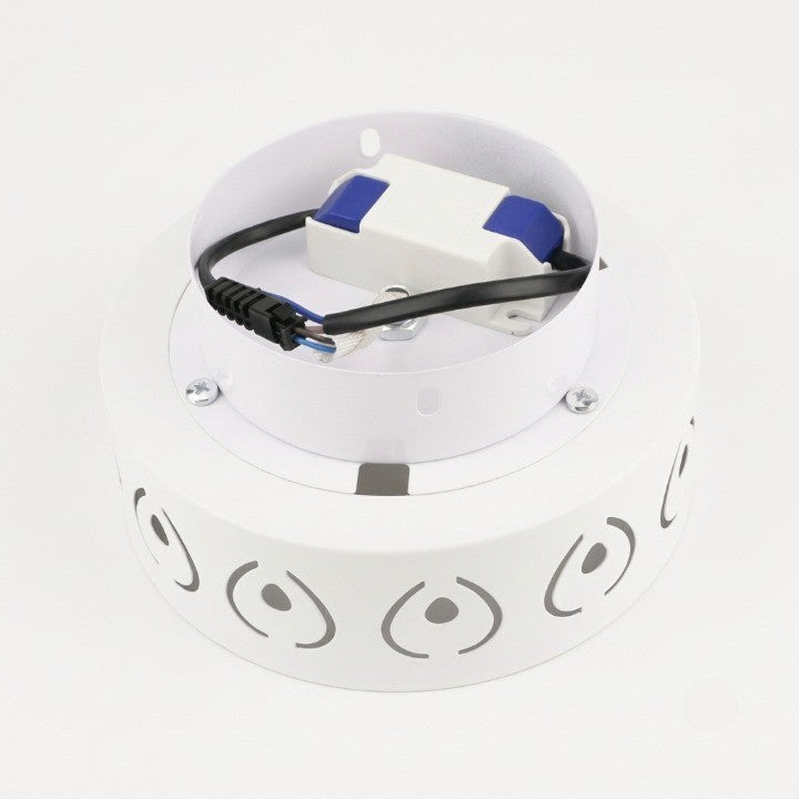 LED-plafondlamp, rond – 3W hallamp met decoratief lichteffect 8