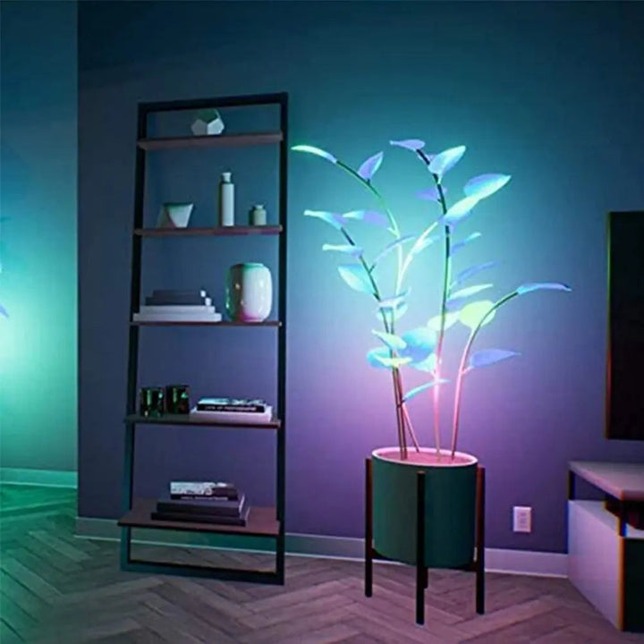 LED Kunstplant 100cm 500 Lichtmodi App-Besturing PVC Sfeerverlichting Woonkamer Slaapkamer Decoratieve Plant Lamp Neplant LED Verlichting Interieur | Sansoti 0