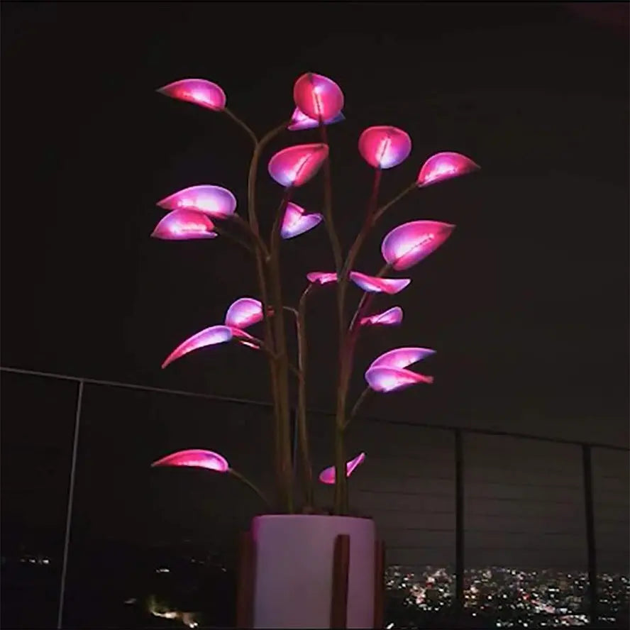 LED Kunstplant 100cm 500 Lichtmodi App-Besturing PVC Sfeerverlichting Woonkamer Slaapkamer Decoratieve Plant Lamp Neplant LED Verlichting Interieur | Sansoti 1