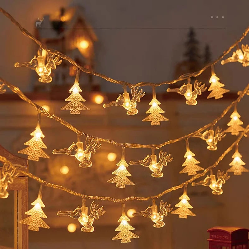 LED Sneeuwvlok Kerstverlichting voor Thuisdecoratie 3