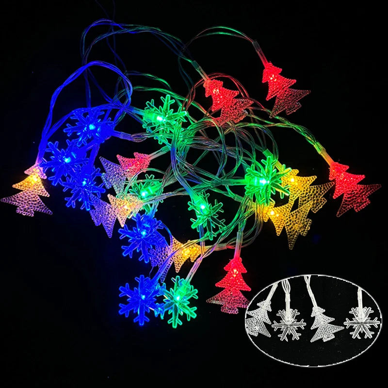 LED Sneeuwvlok Kerstverlichting voor Thuisdecoratie 8