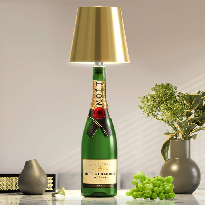 BottleLight Lámpara de Botella – Lámpara LED Creativa para Decoración Sostenible de Botellas y Luz Ambiental