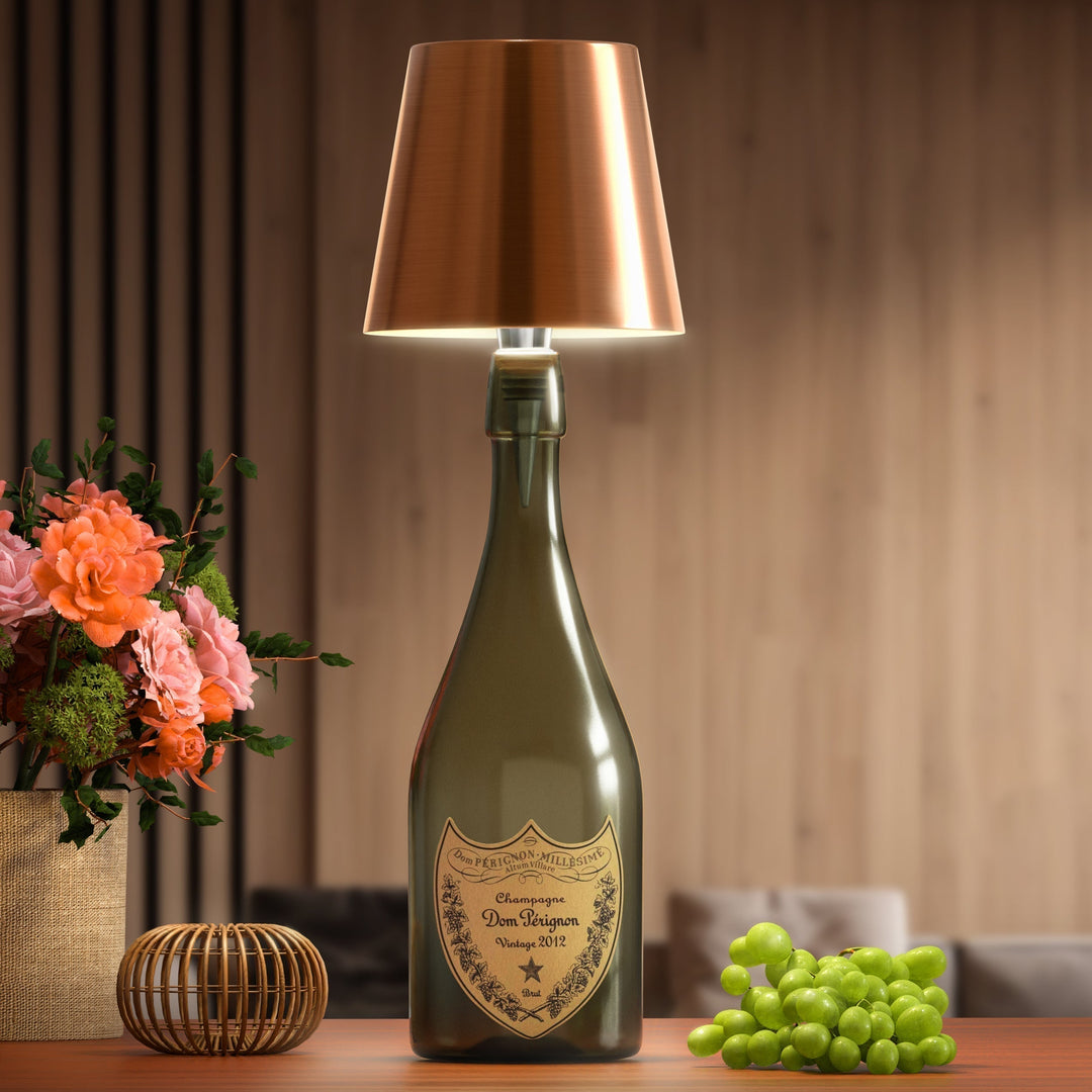 BottleLight Lámpara de Botella – Lámpara LED Creativa para Decoración Sostenible de Botellas y Luz Ambiental