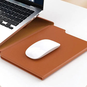 Lexano – 3-in-1 laptop sleeve PU leer waterdicht – 13–14 inch