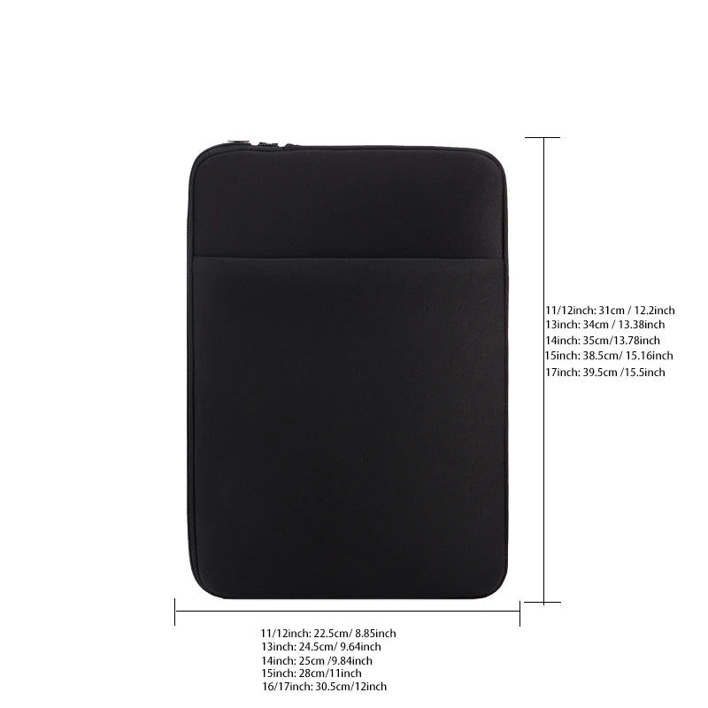 Laptop binnentas 11-17 inch met beschermhoes en multifunctioneel voorvak 1