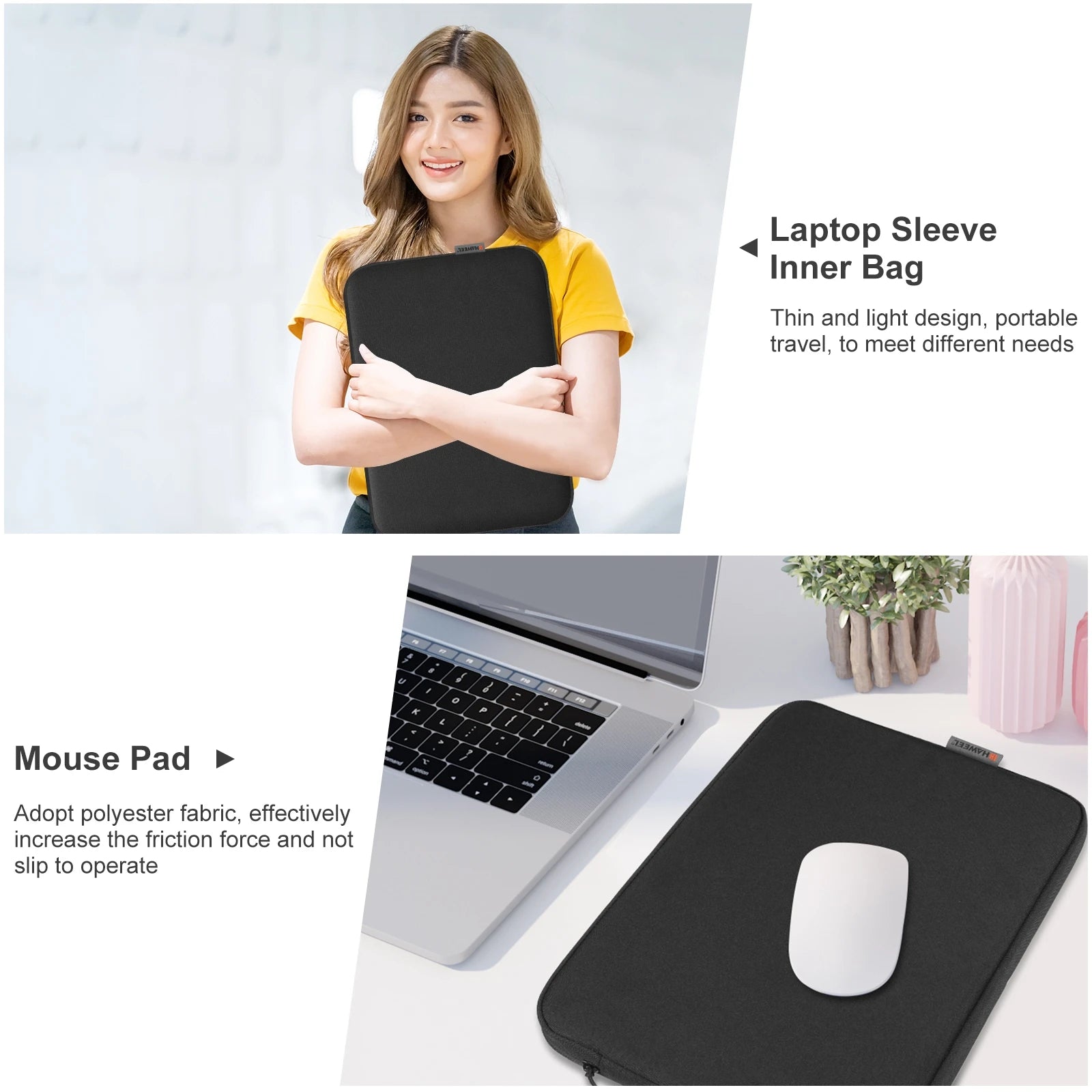 Laptophoes 14 Inch - Lichtgewicht en Beschermend voor Laptops tot 16 Inch 5