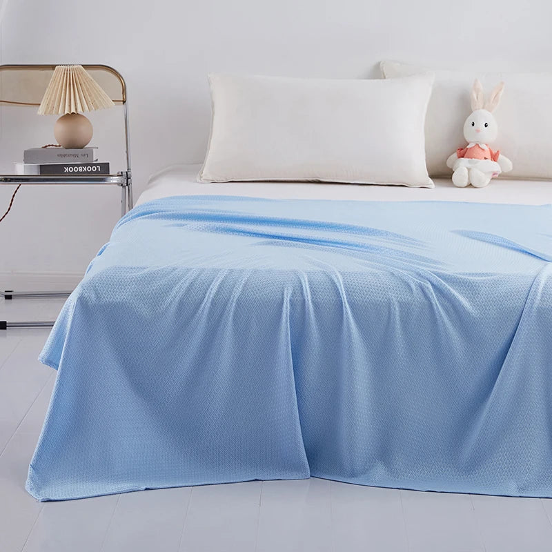 Leichte Sommerdecke aus 100 % Bambusfaser, atmungsaktiv und hautfreundlich, ideal für warme Nächte 0