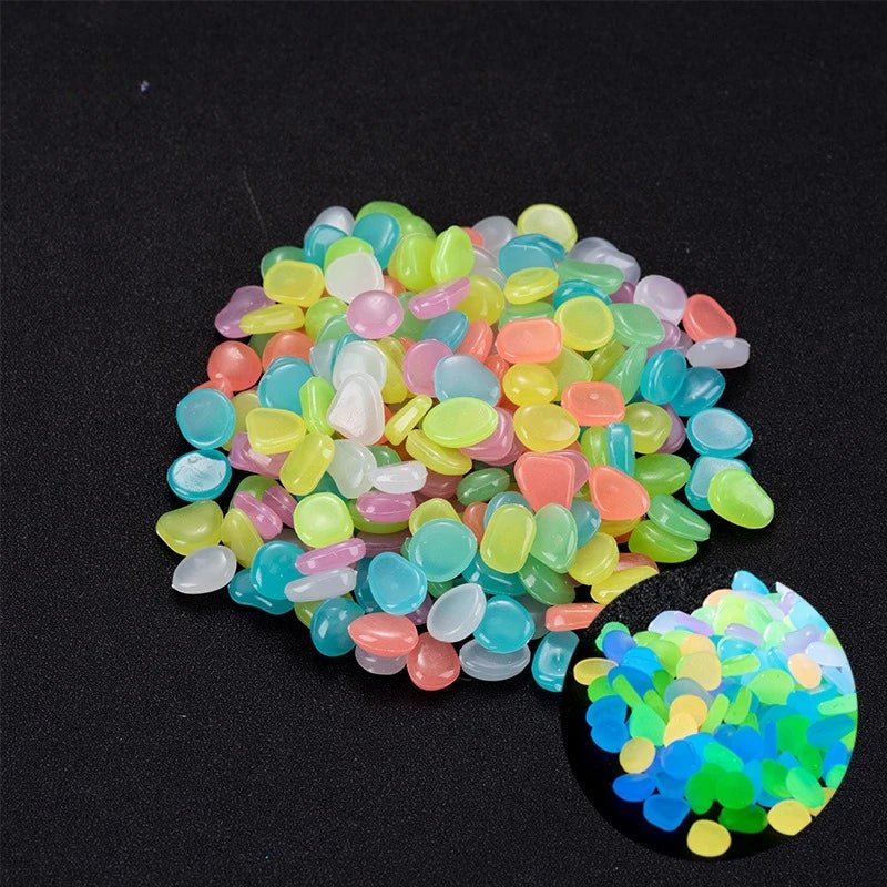 GLOWSTONE KIESEL – Glowing Garden Stones for Magical Night Decoration Vestragear