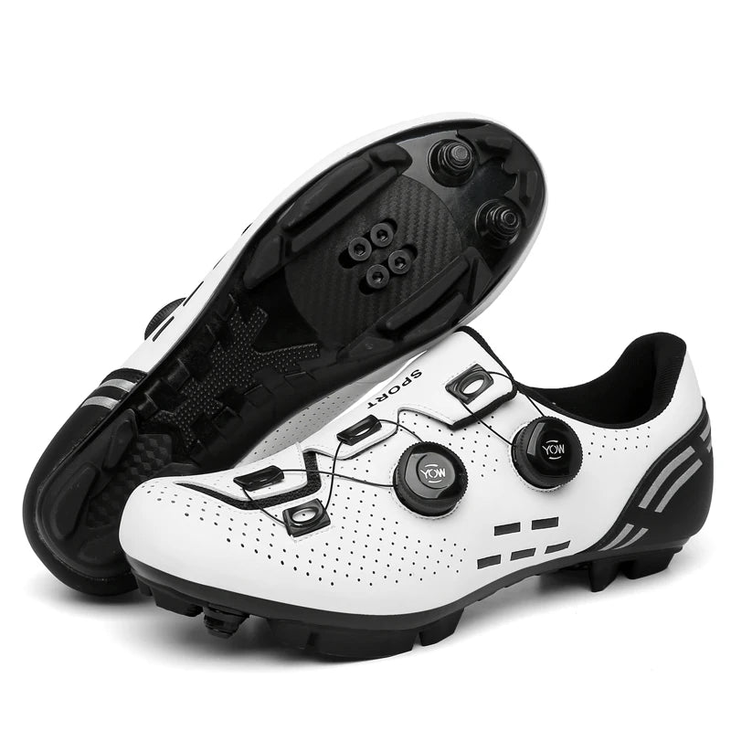 Lichtgewicht Fietsschoenen Heren voor MTB en Wielrennen, Ademend en SPD Compatibel 15