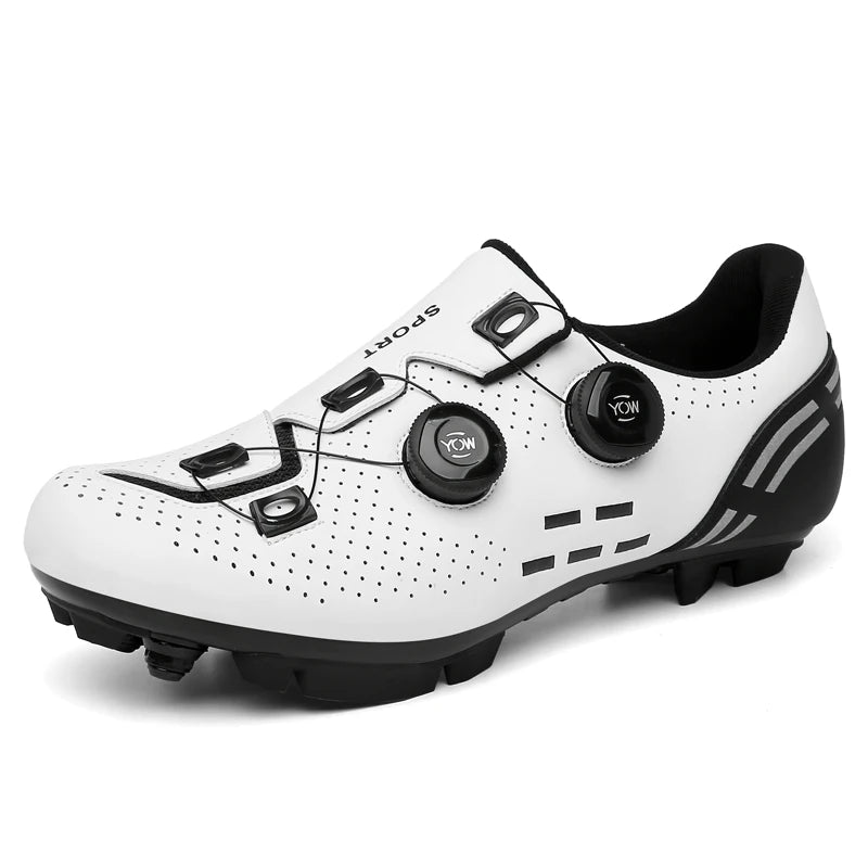 Lichtgewicht Fietsschoenen Heren voor MTB en Wielrennen, Ademend en SPD Compatibel 2