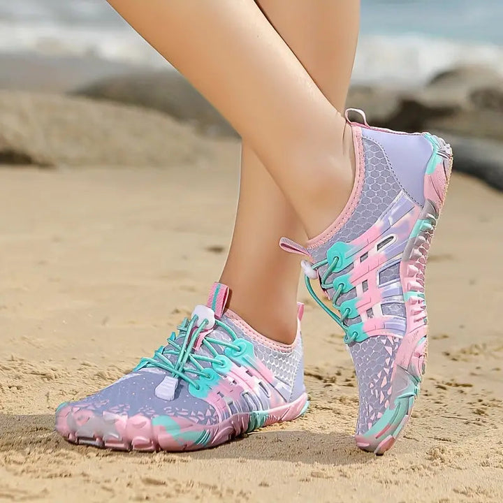 Lichtgewicht Waterschoenen Dames met Ademend Mesh en Antislip Zool voor Buitenactiviteiten 1