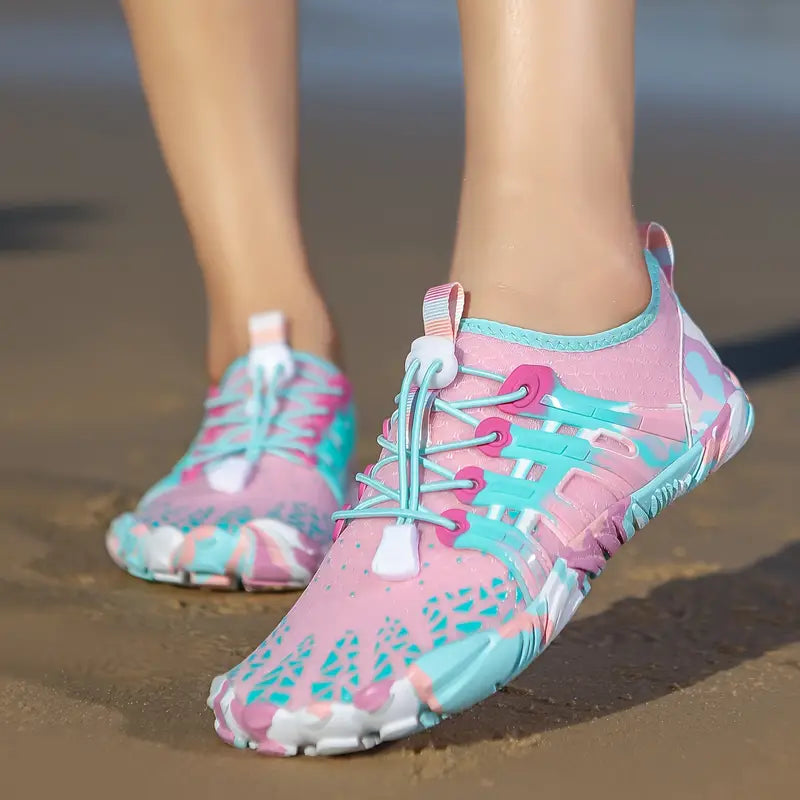 Lichtgewicht Waterschoenen Dames met Ademend Mesh en Antislip Zool voor Buitenactiviteiten 2