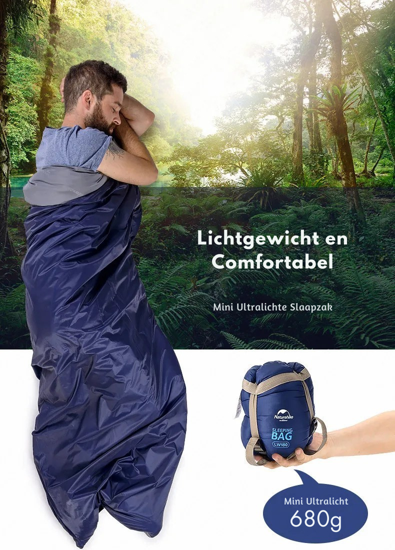 NatureHike Slaapzak – Lichtgewicht 3-Seizoenen Outdoor Slaapzak met Warmte en Compact Formaat