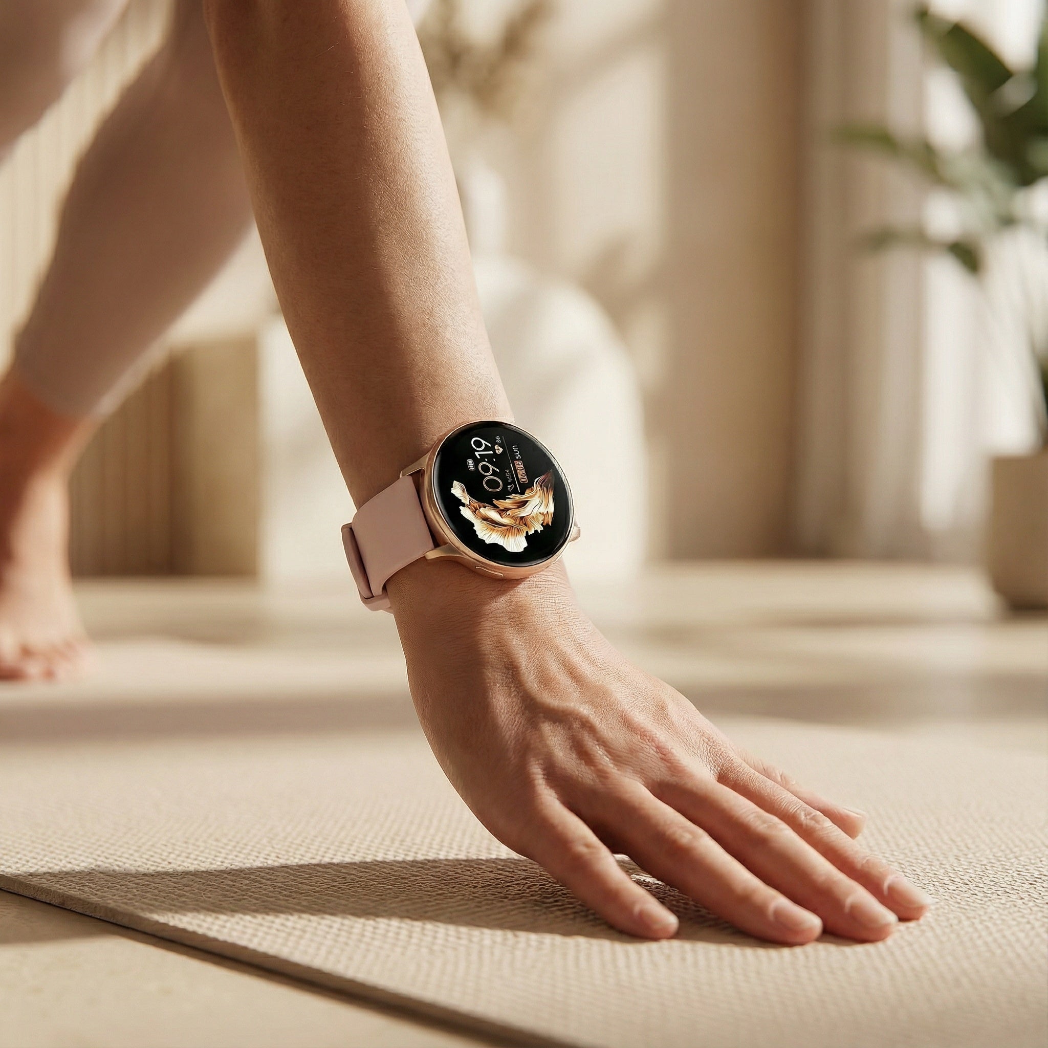 Montre intelligente – Montre en acier inoxydable, Bluetooth et longue autonomie