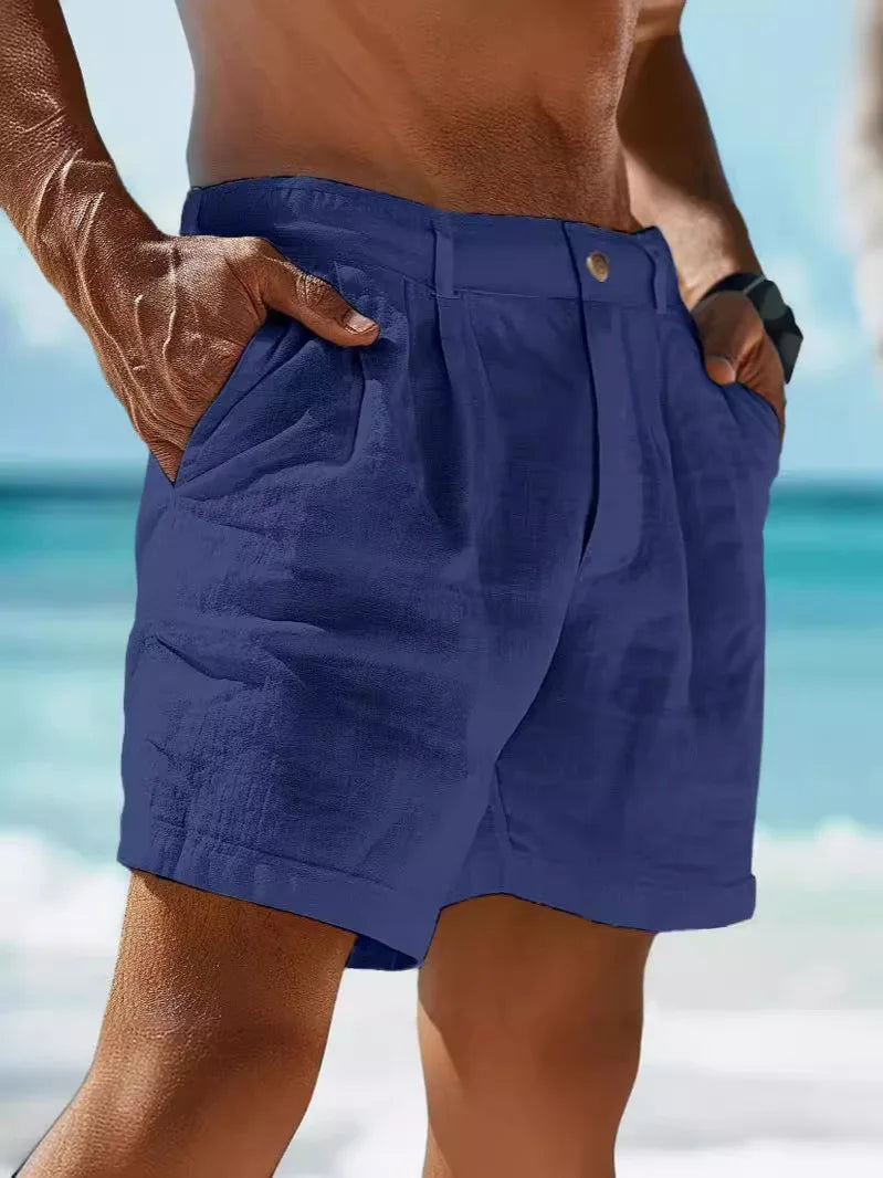 Linnen Korte Broek Heren Jonas - Ademend en Lichtgewicht Regular Fit 1