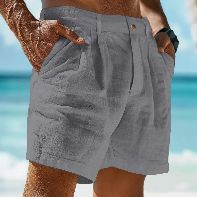 Linnen Korte Broek Heren Jonas - Ademend en Lichtgewicht Regular Fit 2