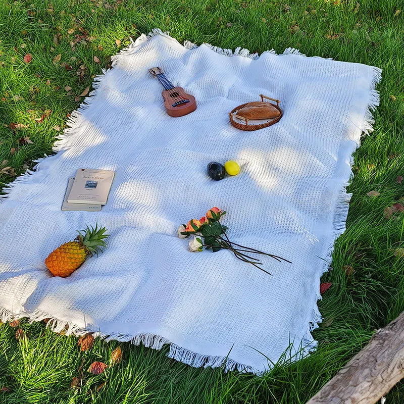 Linnen Picknickkleed voor Buitengebruik – Multifunctioneel Tafelkleed 150x200 cm 1