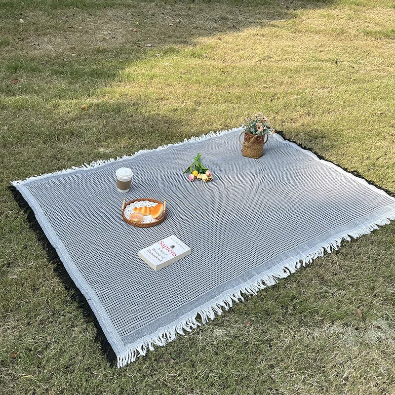 Linnen Picknickkleed voor Buitengebruik – Multifunctioneel Tafelkleed 150x200 cm 11