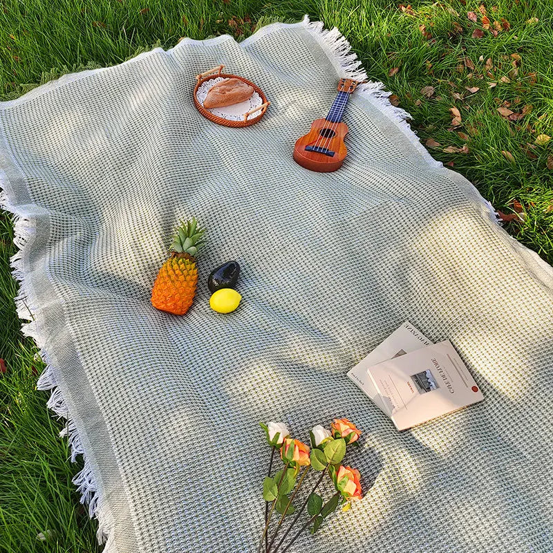 Linnen Picknickkleed voor Buitengebruik – Multifunctioneel Tafelkleed 150x200 cm 6