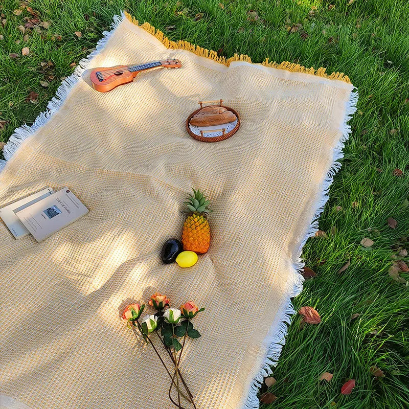 Linnen Picknickkleed voor Buitengebruik – Multifunctioneel Tafelkleed 150x200 cm 7