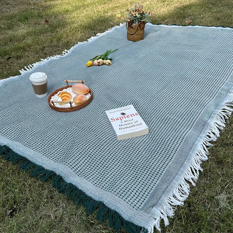 Linnen Picknickkleed voor Buitengebruik – Multifunctioneel Tafelkleed 150x200 cm 8