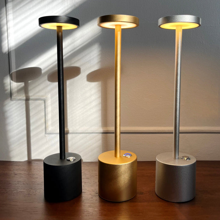 Loftora lámpara de mesa LED – inalámbrica, recargable y regulable con 3 niveles