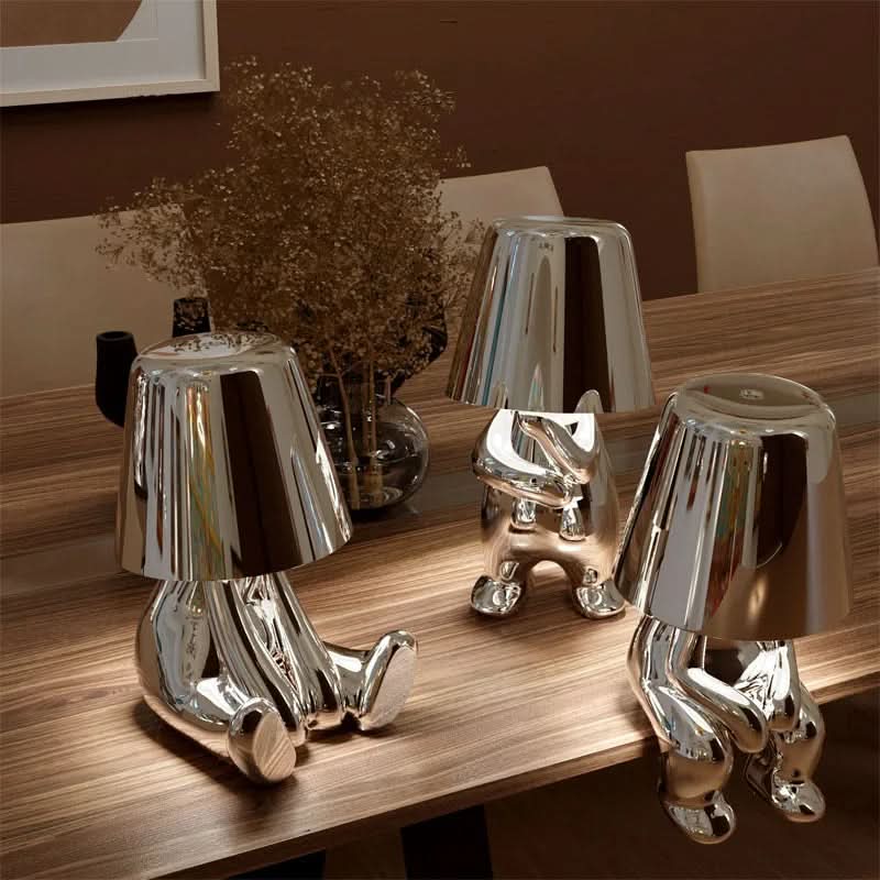 Lucerne LED-tafellamp met modern design en dimbaar licht. 4