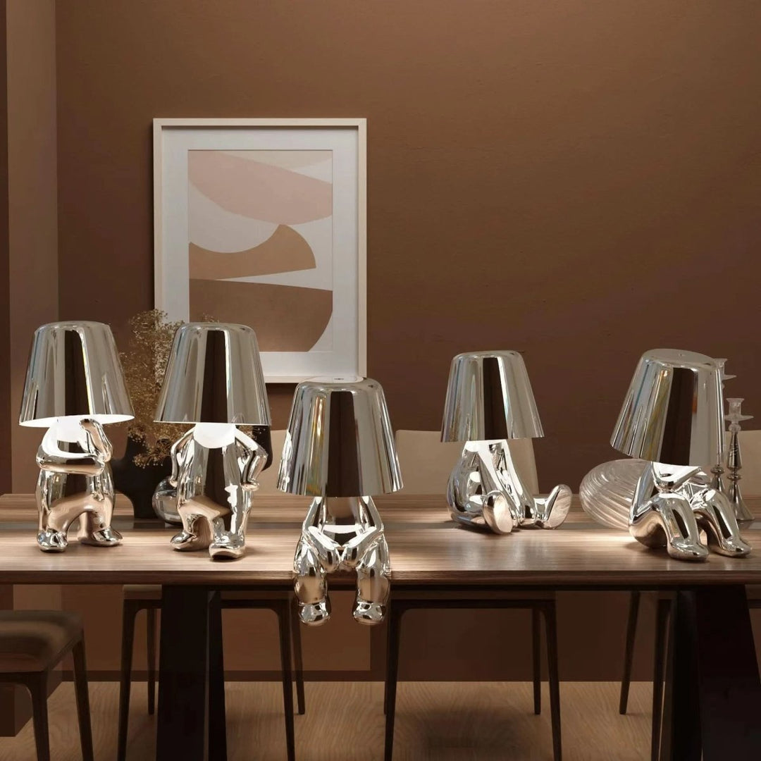 Lucerne LED-tafellamp met modern design en dimbaar licht. 8
