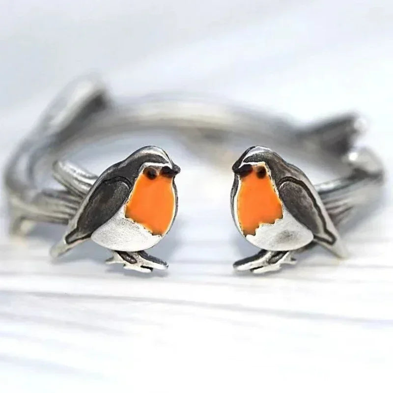 LuckFeather | Handgemaakte glas-in-lood oorbellen voor de lente 4