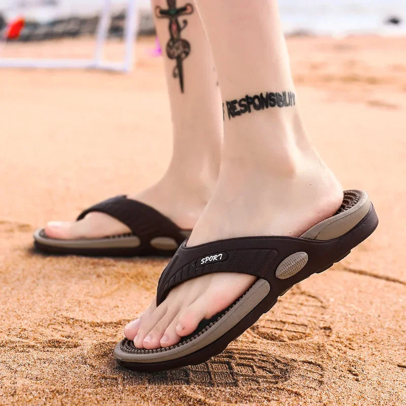 Luxe Ademende Slippers Heren Maat 40-46, Perfect voor Strandgebruik en Comfort 3