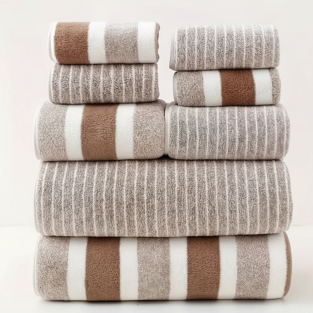 Luxe badhanddoekenset in koraalkleur - Ultrazacht en absorberend voor ultiem comfort. 0