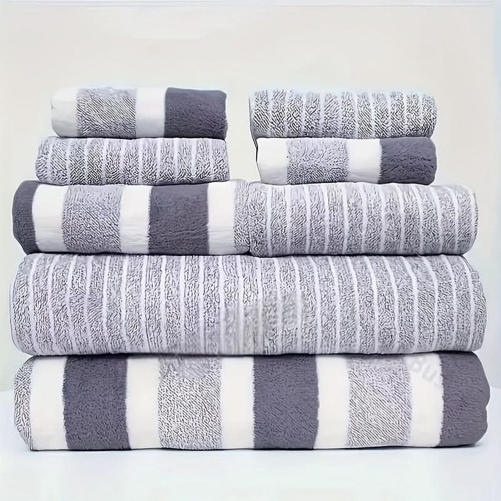 Luxe badhanddoekenset in koraalkleur - Ultrazacht en absorberend voor ultiem comfort. 10