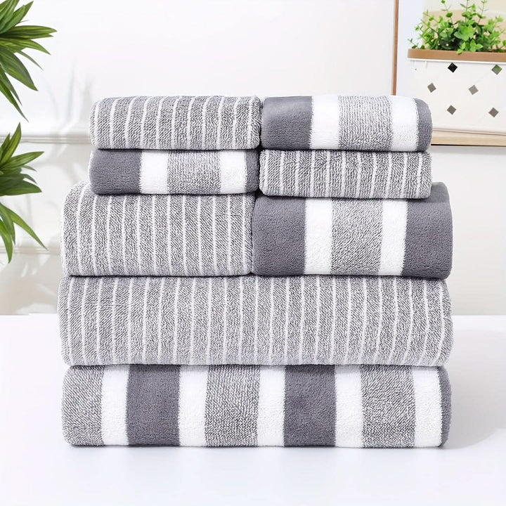 Luxe badhanddoekenset in koraalkleur - Ultrazacht en absorberend voor ultiem comfort. 3