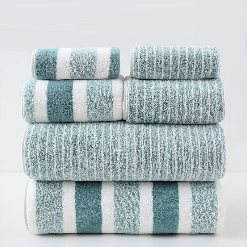 Luxe badhanddoekenset in koraalkleur - Ultrazacht en absorberend voor ultiem comfort. 9