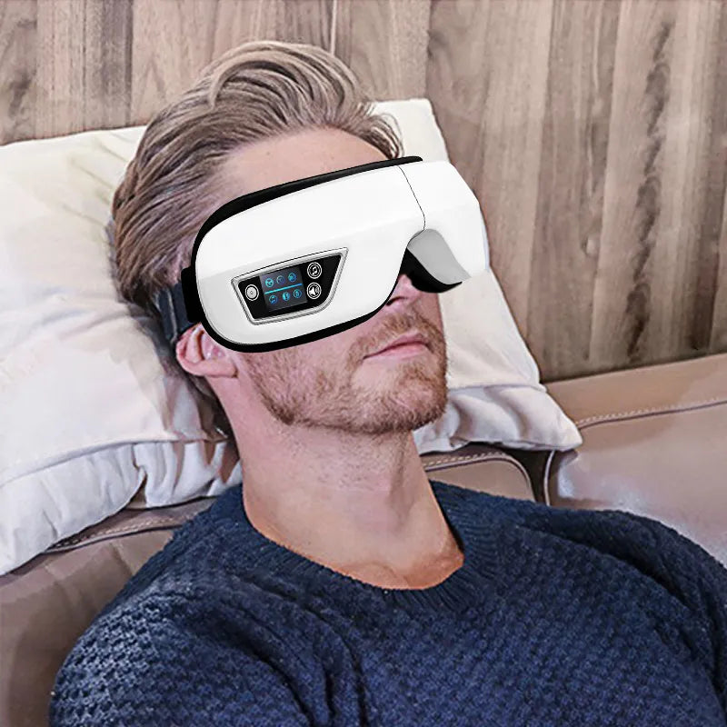 OcuRelax 6D Appareil de massage oculaire – Chaleur, Pression d'air & Musique